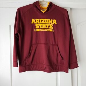 Champion Arizona State Hoodie Sweatshirt Mens 2XL Maroon Sun Devils Collegiate